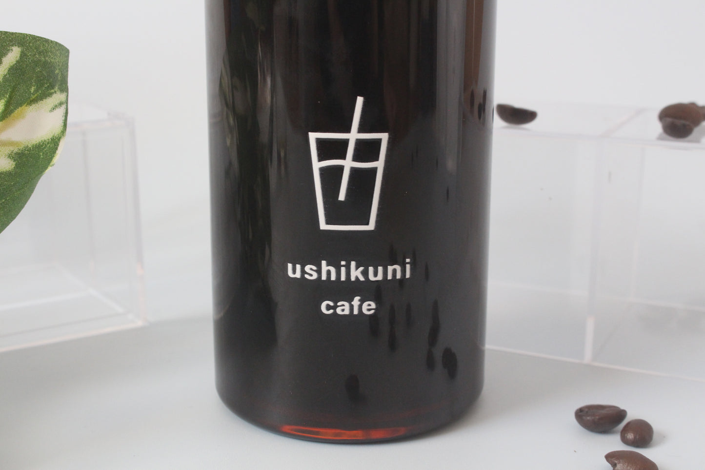 ushikuni cafeオリジナルクリアボトル